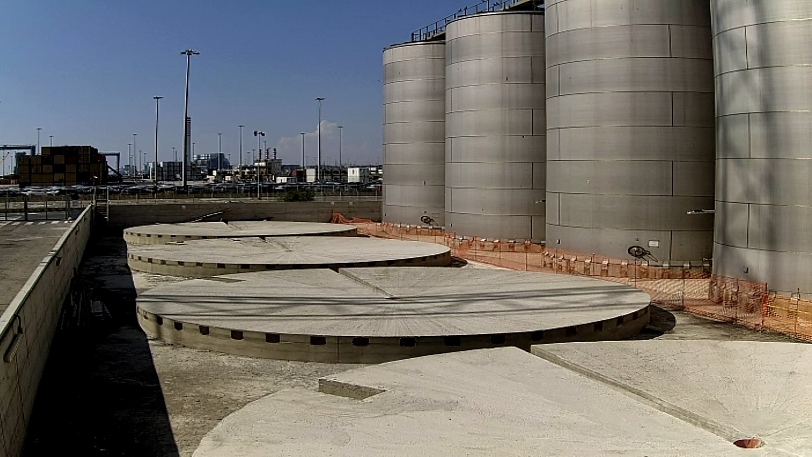 Area di realizzazione dei quattro serbatoi aggiuntivi di Stock Sinergy Civiterminal
